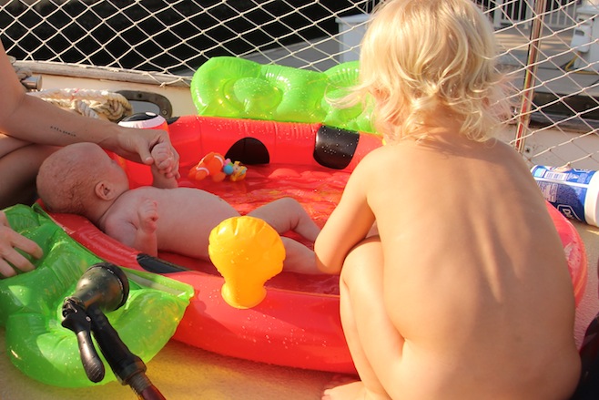 Swimming on Bumfuzzle
